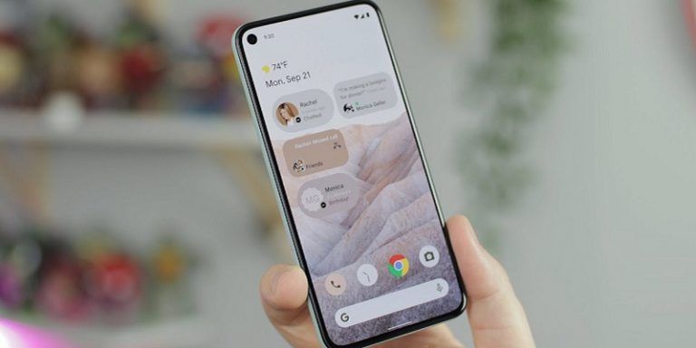 Android 12 en Google Pixel