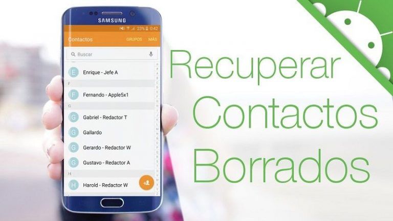 4 Formas de Recuperar los Contactos Perdidos o Eliminados en Android 1 Contactos Perdidos o Eliminados en Android