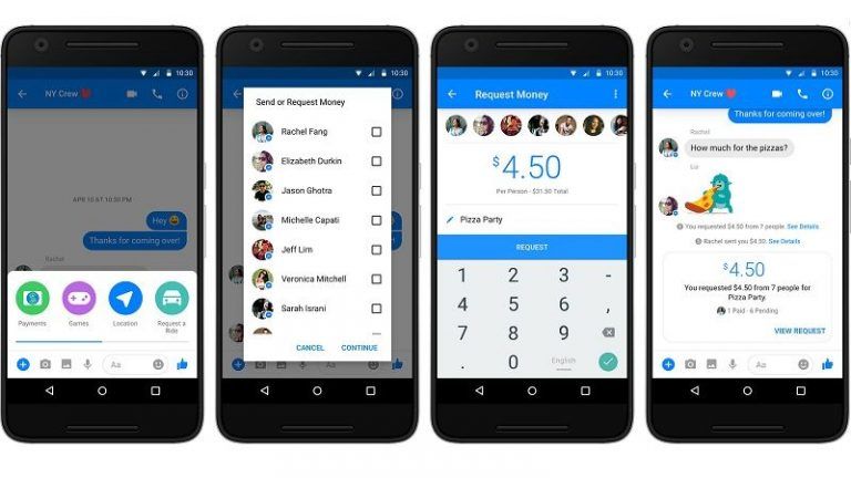 Facebook Messenger Pagos
