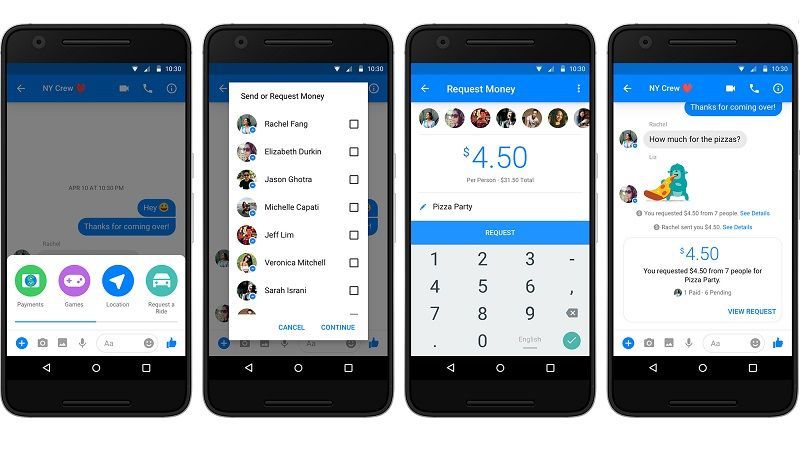 Facebook Messenger Pagos