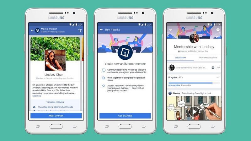 Herramienta de Facebook Unirá Mentores con Alumnos