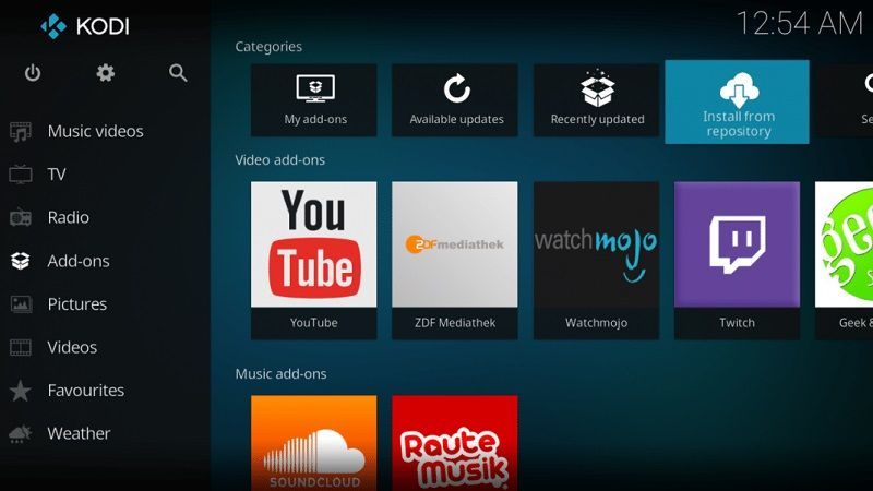 kodi addons