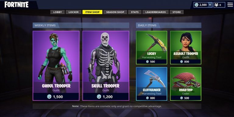skins exclusivas de Fortnite